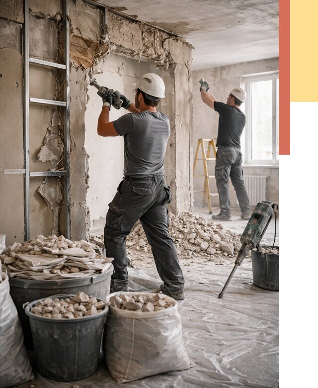 Демонтажные работы в Истре от 2743 руб. — услуги и цена под ключ | ОТДЕЛОЧНИК-Ста