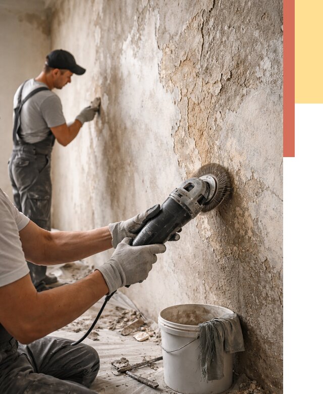 Снятие и удаление краски со стен в Истре от 2134 руб. — ОТДЕЛОЧНИК-Ста