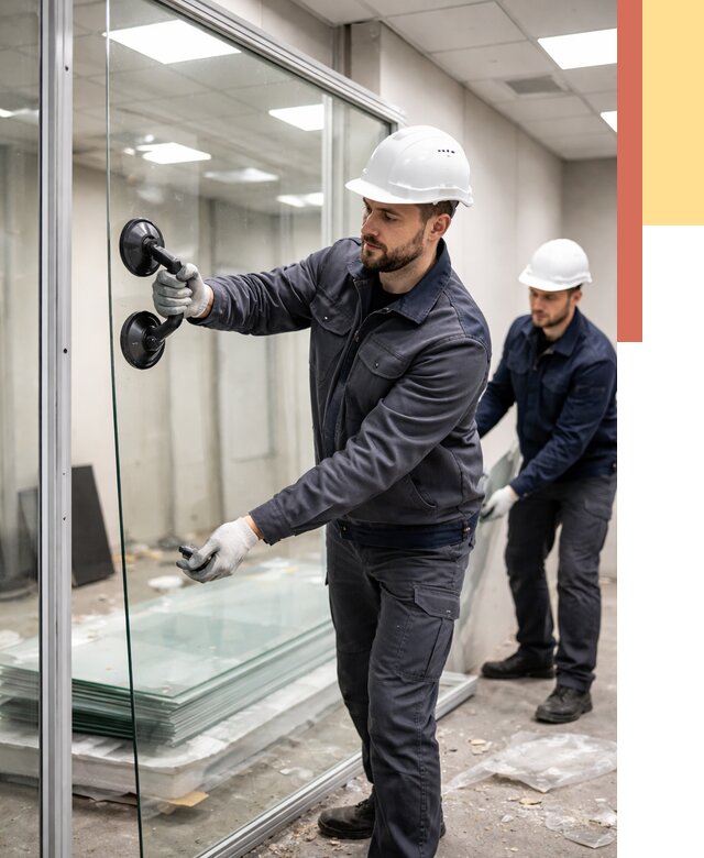 Демонтаж стеклянных перегородок в Истре от 3251 руб. — быстро и недорого | ОТДЕЛОЧНИК-Ста