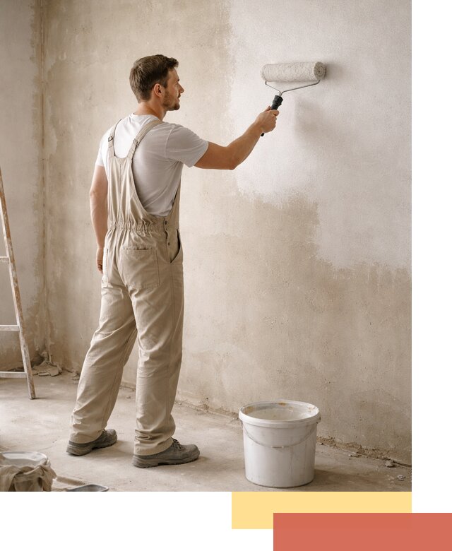 Грунтовка стен под отделку в Истре профессиональным раствором