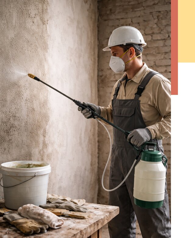 Антисептическая обработка стен в Истре от 1219 руб. — быстро и недорого | ОТДЕЛОЧНИК-Ста