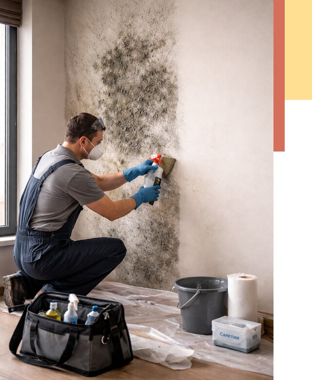 Удаление плесени со стен в Истре от 2184 руб. — быстро и недорого | ОТДЕЛОЧНИК-Ста