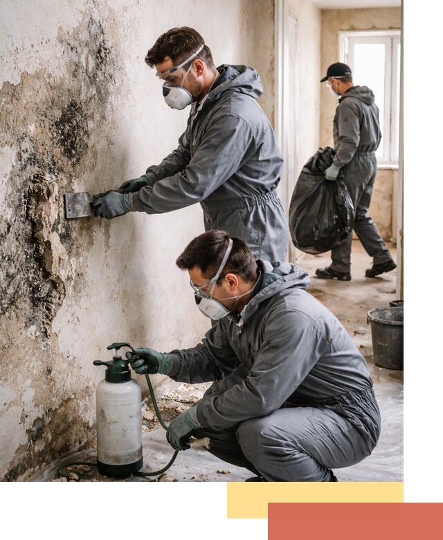 Удаление плесени со стен профессионально в Истре