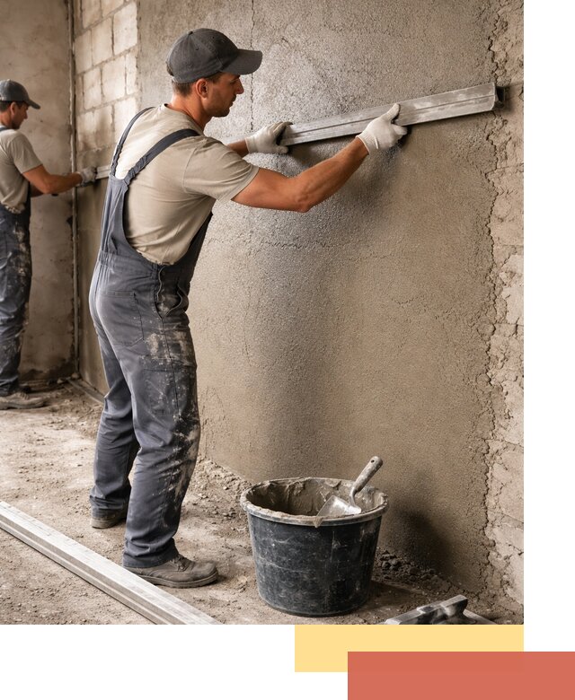 Штукатурка стен цементно-песчаная в Истре профессионально