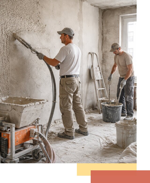 Машинная штукатурка стен в Истре — быстро и качественно