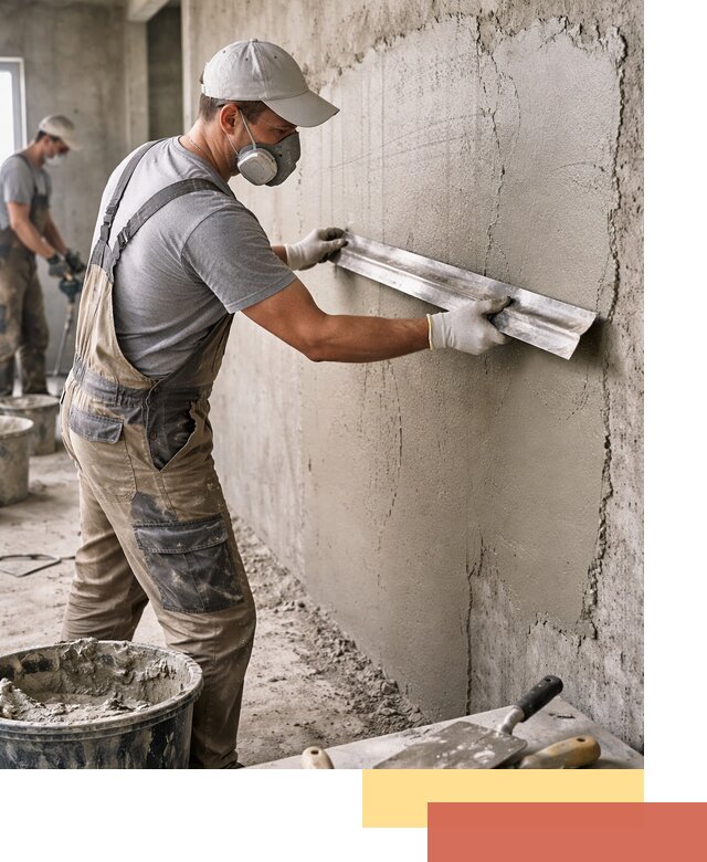 Штукатурка бетонных стен в Истре качественно и долговечно