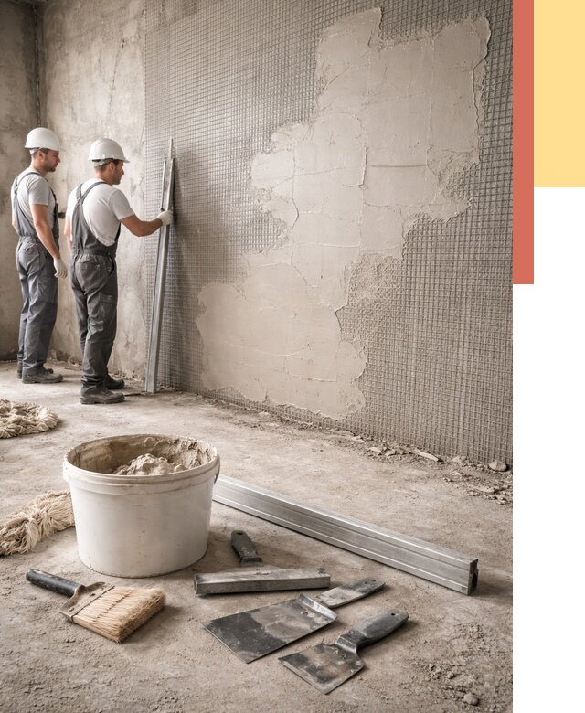 Штукатурка стен по сетке в Истре от 5588 руб./м2 — быстро и недорого | ОТДЕЛОЧНИК-Ста