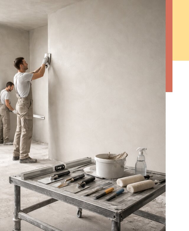 Штукатурка стен под покраску в Истре от 4572 руб./м² — качественно и недорого | ОТДЕЛОЧНИК-Ста