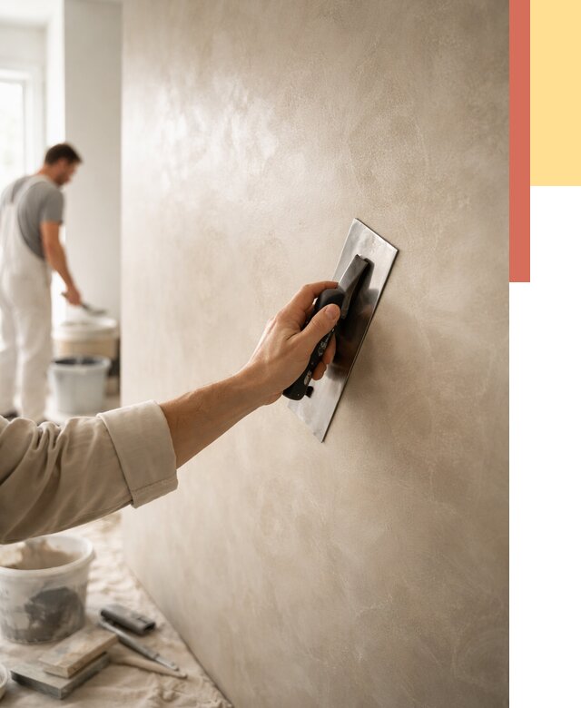 Венецианская штукатурка в Истре от 3556 руб/м² — нанесение стен под ключ | ОТДЕЛОЧНИК-Ста