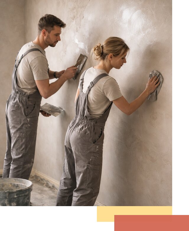 Венецианская штукатурка высокого качества в Истре