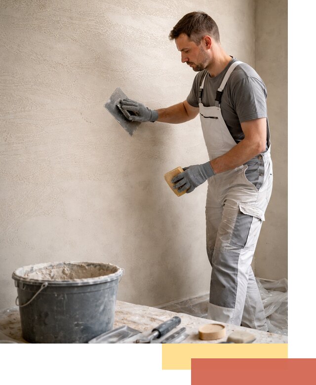 Декоративная штукатурка травертин в Истре для стен и потолков