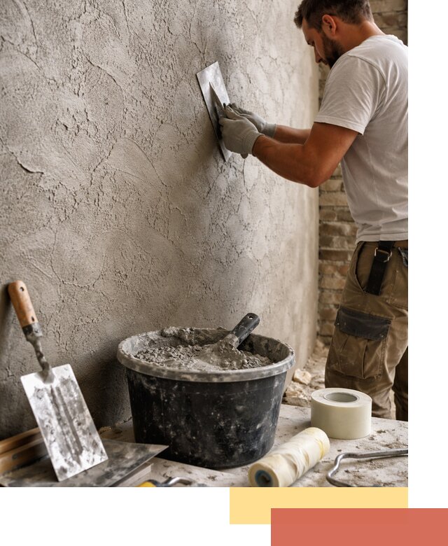 Декоративная штукатурка лофт в Истре — отделка стен и потолков