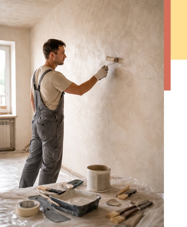 Нанесение лессирующей краски по декоративке в Истре от 1778 руб. | ОТДЕЛОЧНИК-Ста