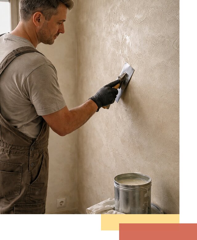 Нанесение воска на штукатурку в Истре для защиты и блеска