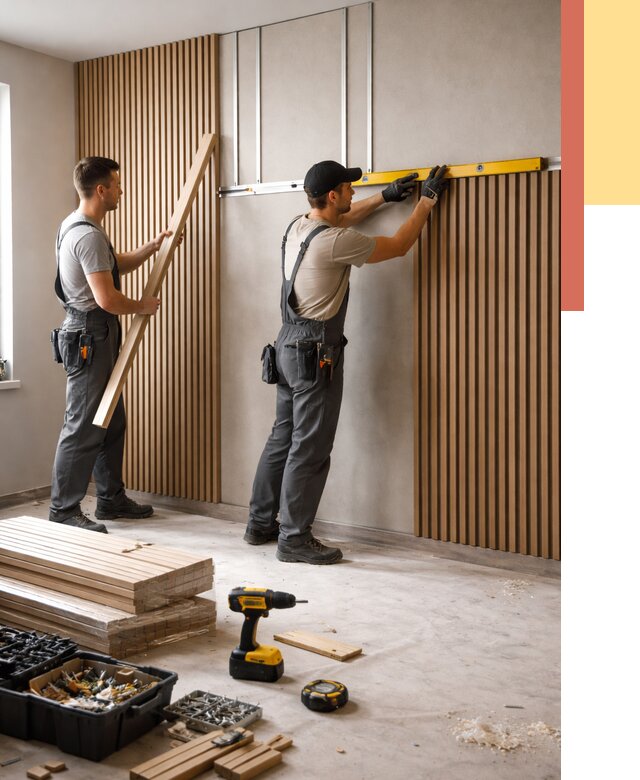 Монтаж реечных панелей на стены в Истре от 1219 руб. — быстро и недорого | ОТДЕЛОЧНИК-Ста