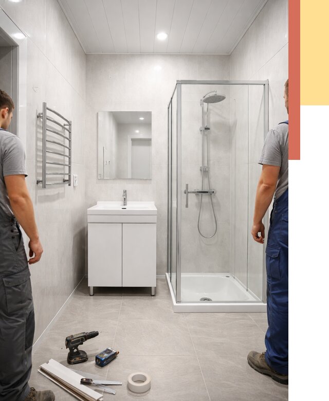 Отделка ванной комнаты панелями ПВХ в Истре от 4572 руб. за м2 | ОТДЕЛОЧНИК-Ста