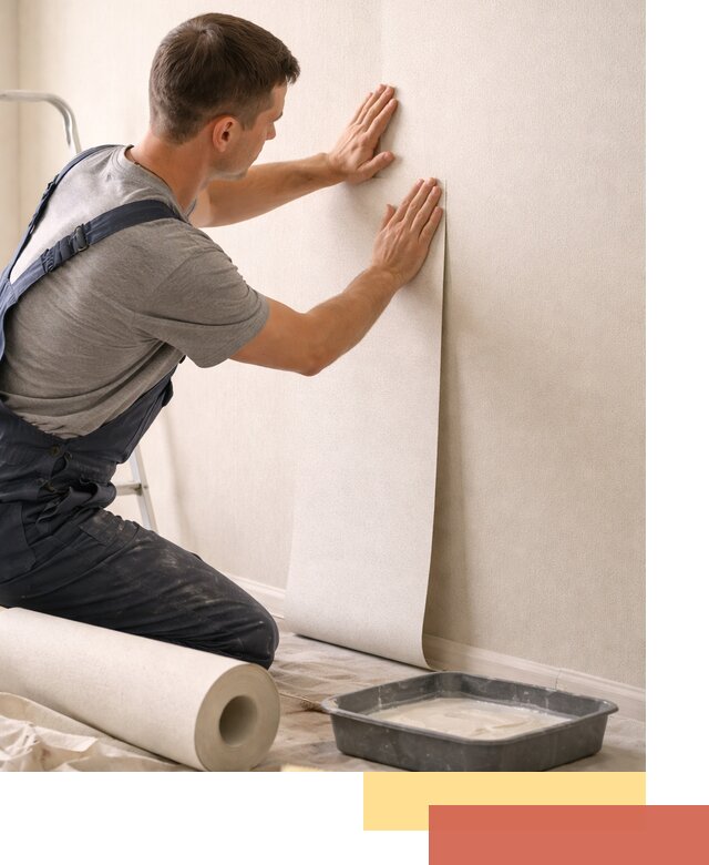 Поклейка флизелиновых обоев в Истре качественно и быстро