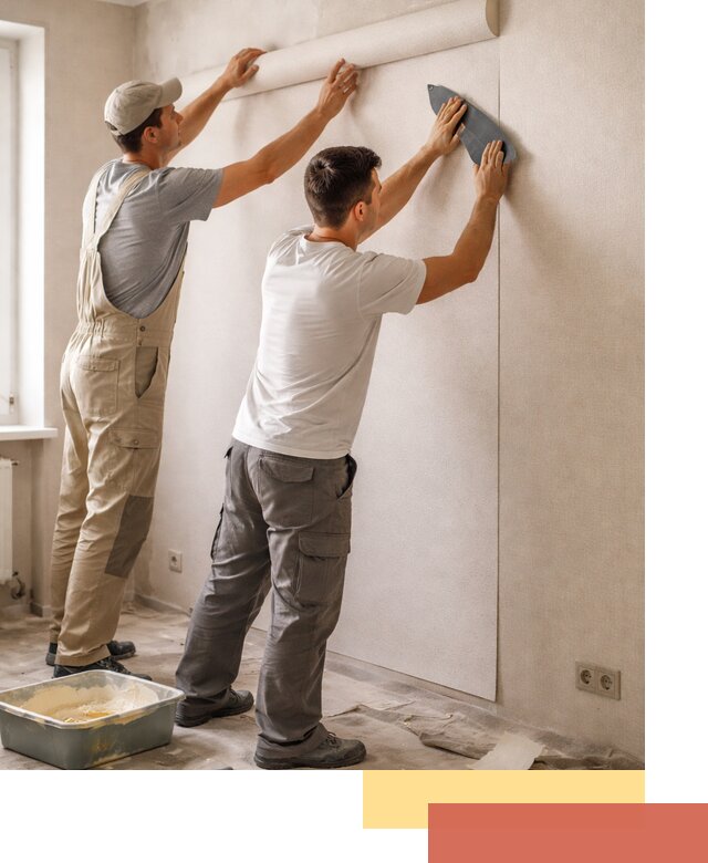 Поклейка виниловых обоев в Истре профессионально и качественно