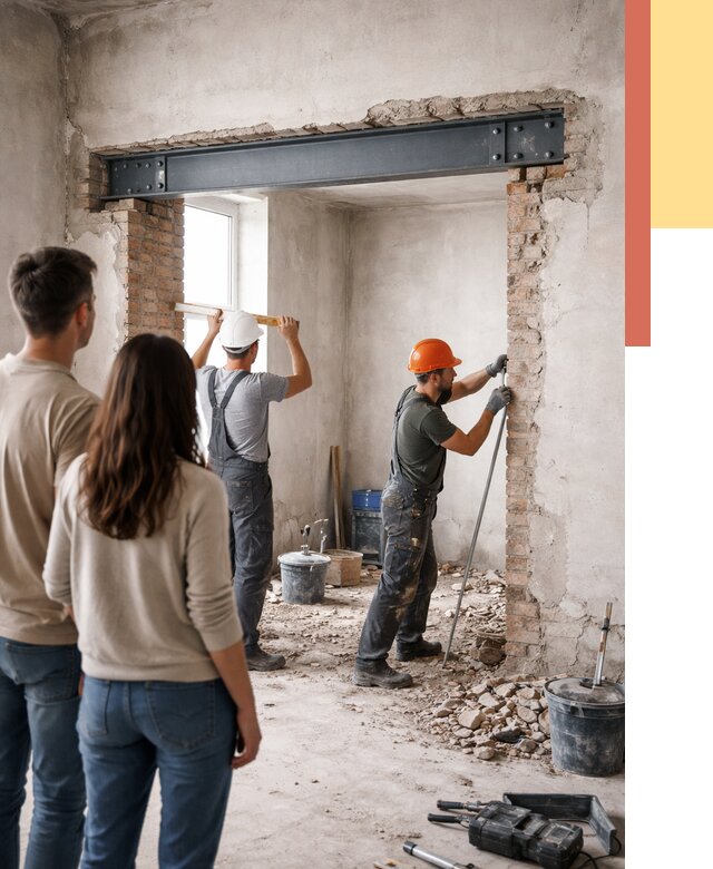 Усиление проема в стене в Истре от 9652 руб. — усиление дверного проема металлоконструкцией | ОТДЕЛОЧНИК-Ста