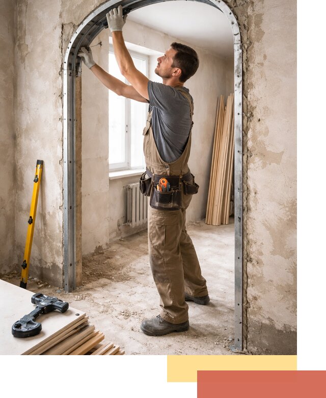 Устройство арочного проема в Истре под ключ