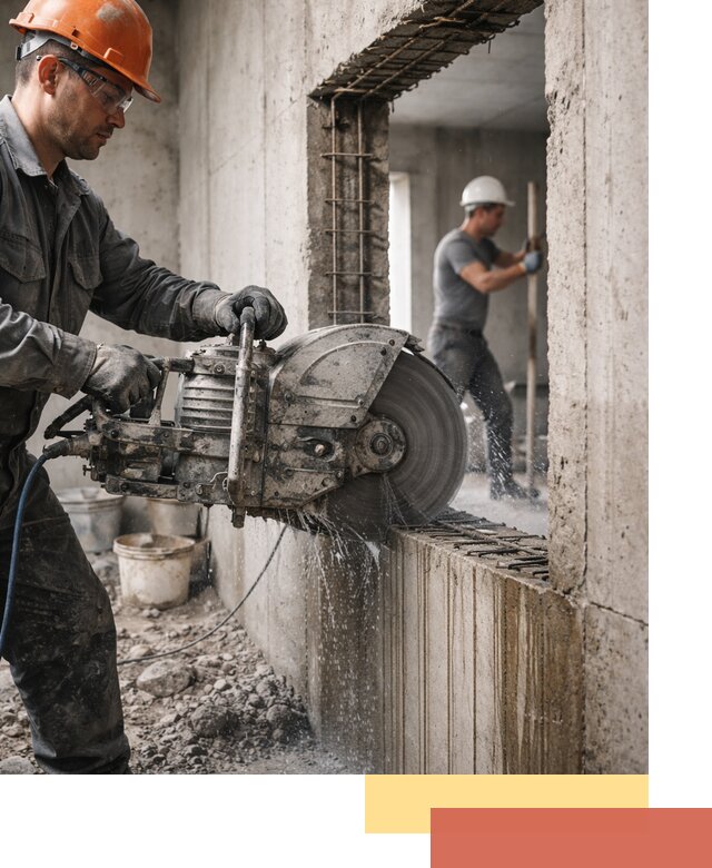 Алмазная резка проемов в Истре быстро и точно