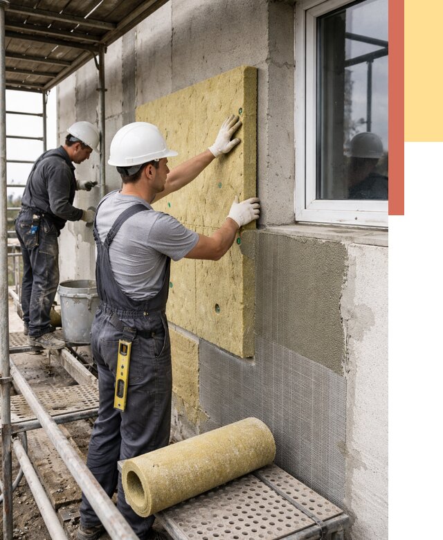 Утепление стен в Истре от 4369 руб. под ключ — быстро и недорого | ОТДЕЛОЧНИК-Ста