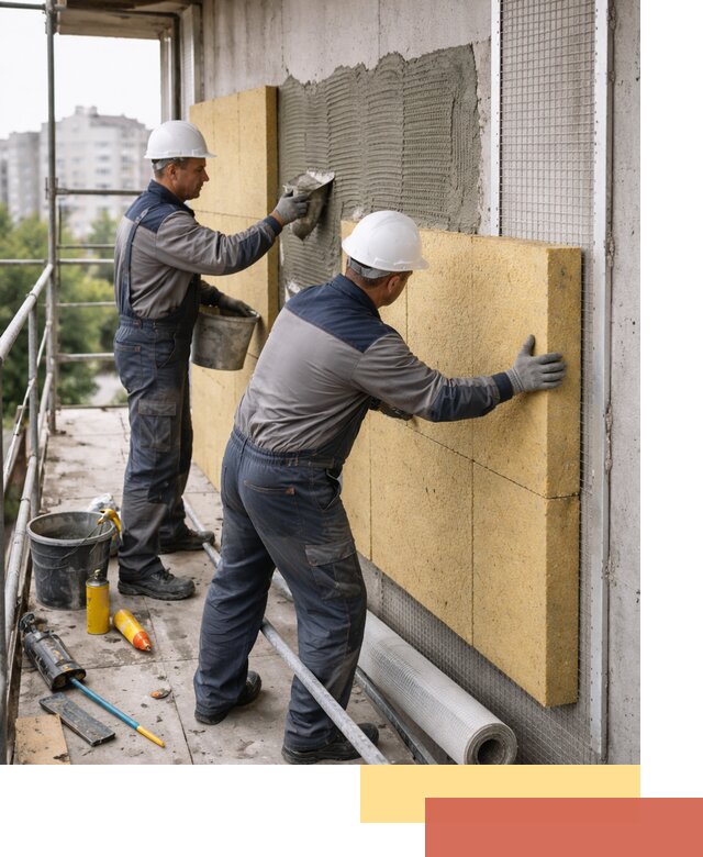 Утепление стен зданий и домов в Истре качественно и надежно