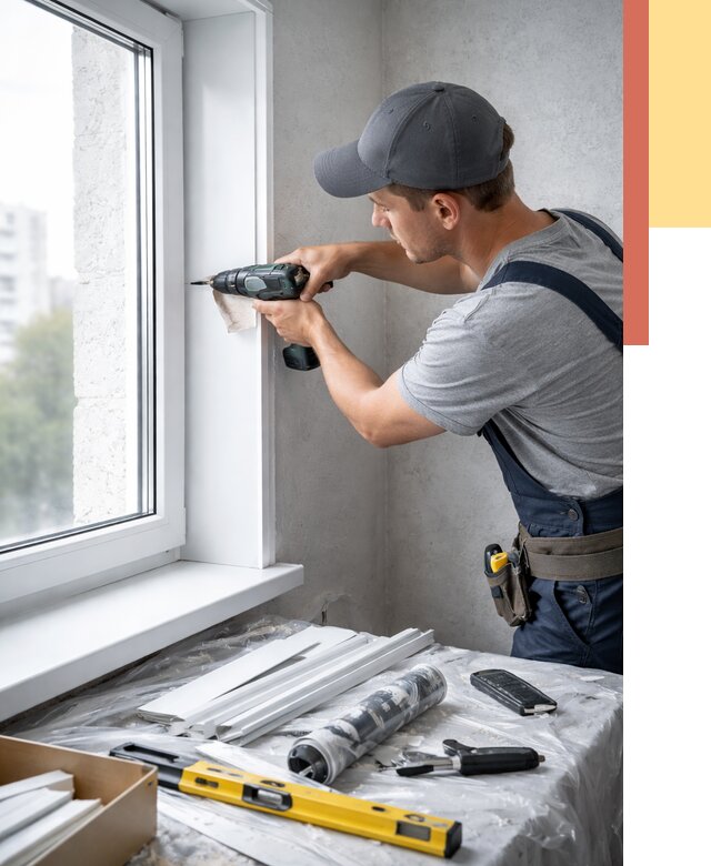 Установка пластиковых откосов в Истре от 2286 руб. | ОТДЕЛОЧНИК-Ста монтаж, быстро и недорого