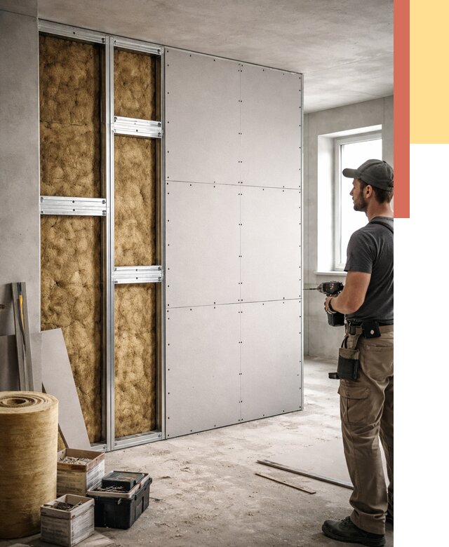 Усиленная перегородка под навеску в Истре от 13005 руб. — монтаж под ключ | ОТДЕЛОЧНИК-Ста