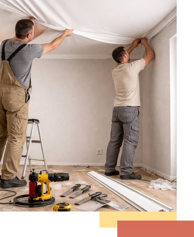 Монтаж ПВХ натяжного потолка в Истре качественно и быстро