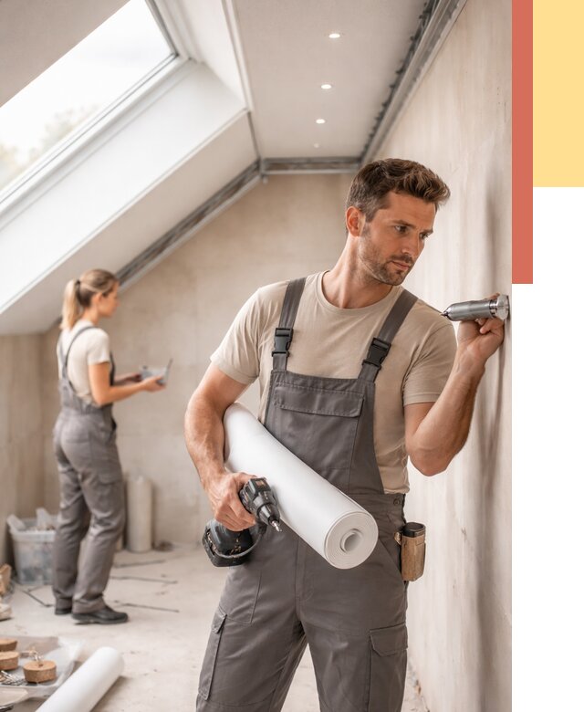 Монтаж натяжного потолка на мансарде в Истре от 3556 руб. | ОТДЕЛОЧНИК-Ста