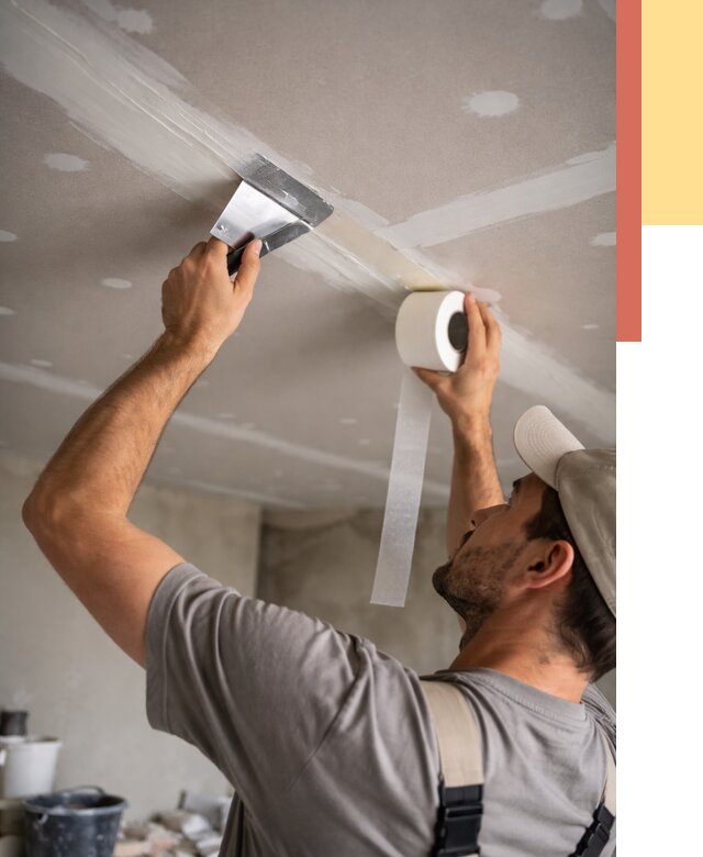 Обработка швов потолка ГКЛ в Истре от 7620 руб. под ключ | ОТДЕЛОЧНИК-Ста