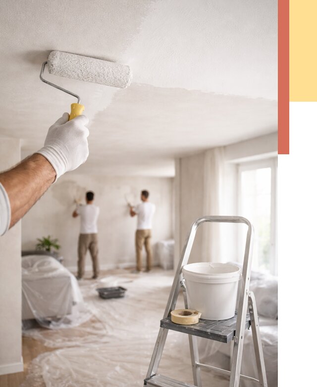 Покраска потолка акриловой краской в Истре от 2540 руб. | ОТДЕЛОЧНИК-Ста