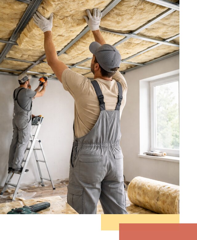 Утепление потолка под ключ в Истре качественно и быстро