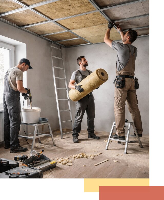 Шумоизоляция потолка в Истре: профессиональный монтаж и отделка